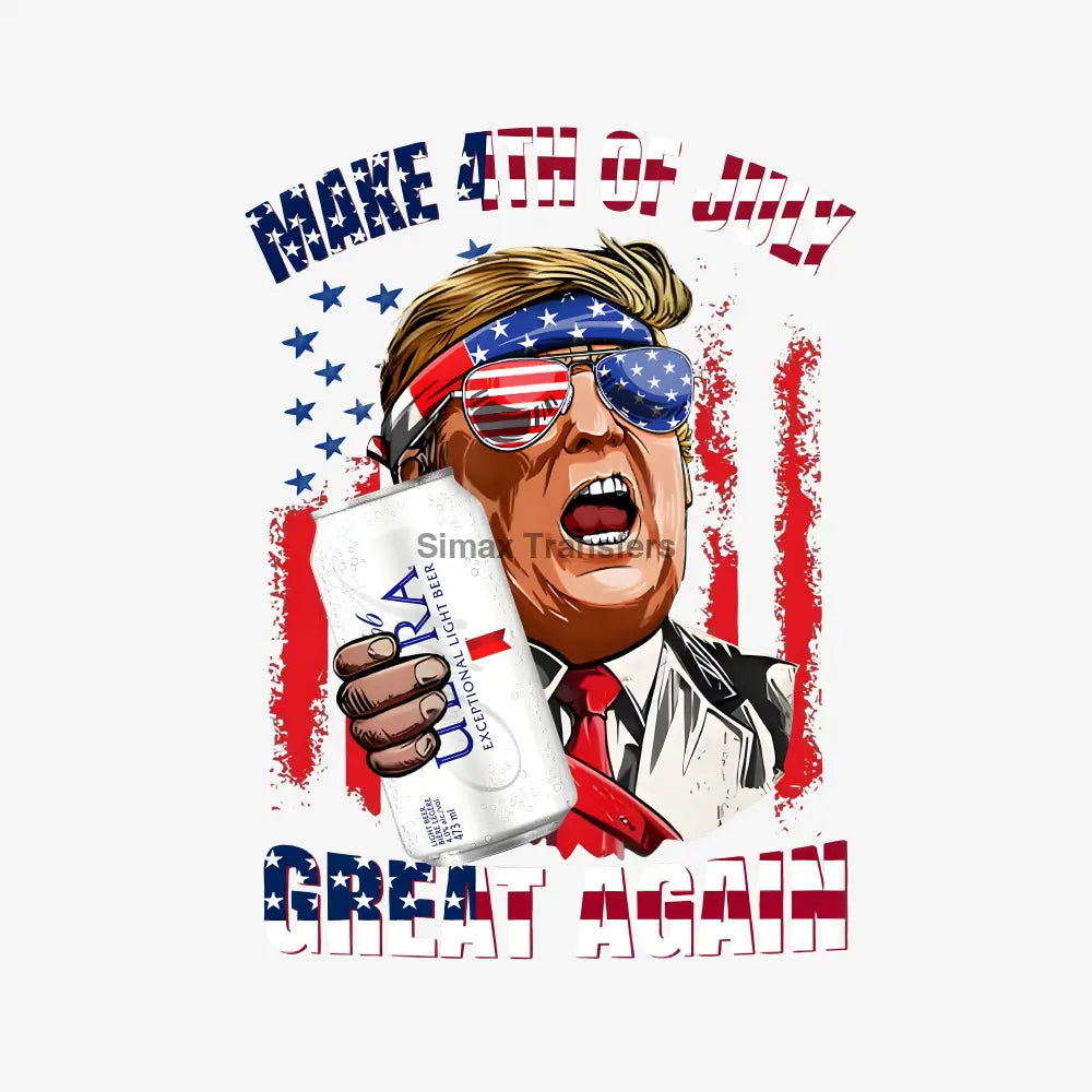 USA Beer Enthusiast Parody DTF Transfer