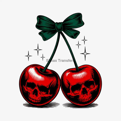 Deadly Cherries - Halloween DTF Transfer