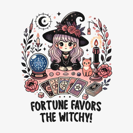 Fortune Favors the Witchy - Halloween DTF Transfer