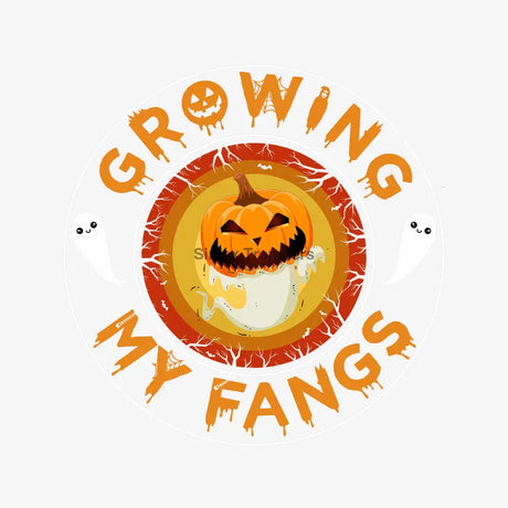 Growing My Fangs - Halloween DTF Transfer