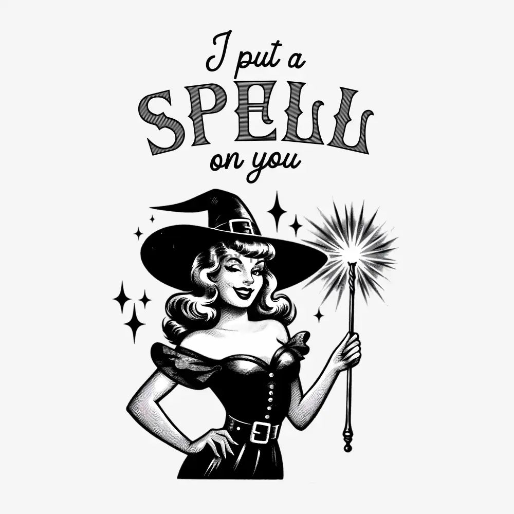 I Put A Spell On You Vintage - Halloween DTF Transfer