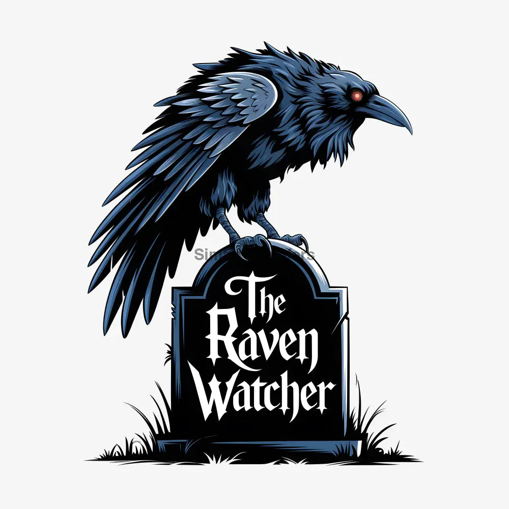The Raven Watcher - Halloween DTF Transfer